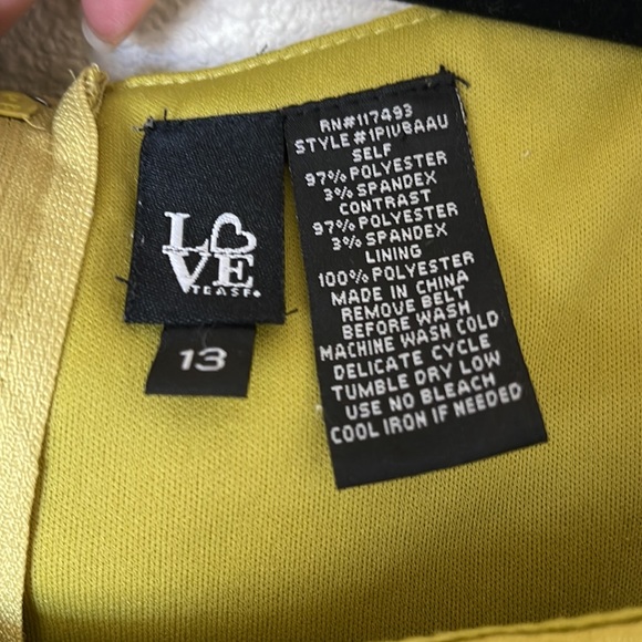 Fools Gold Green Midi Dress Size 13 - Picture 2 of 6